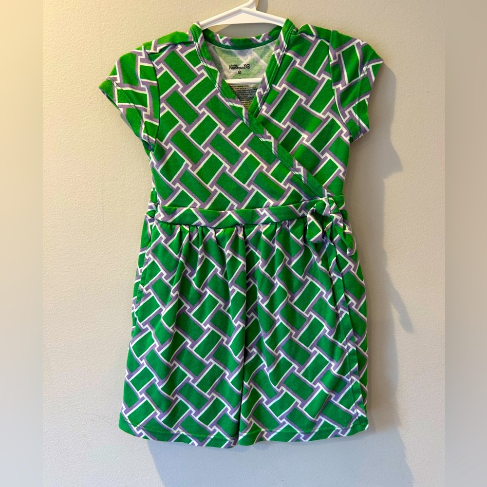Diane Von Furstenberg for Target - Green and White Kids Dress